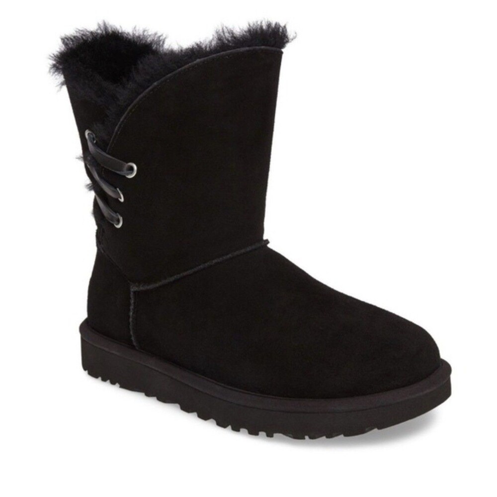 Ugg Constantine Womenβs Black Suede Boots Size 8